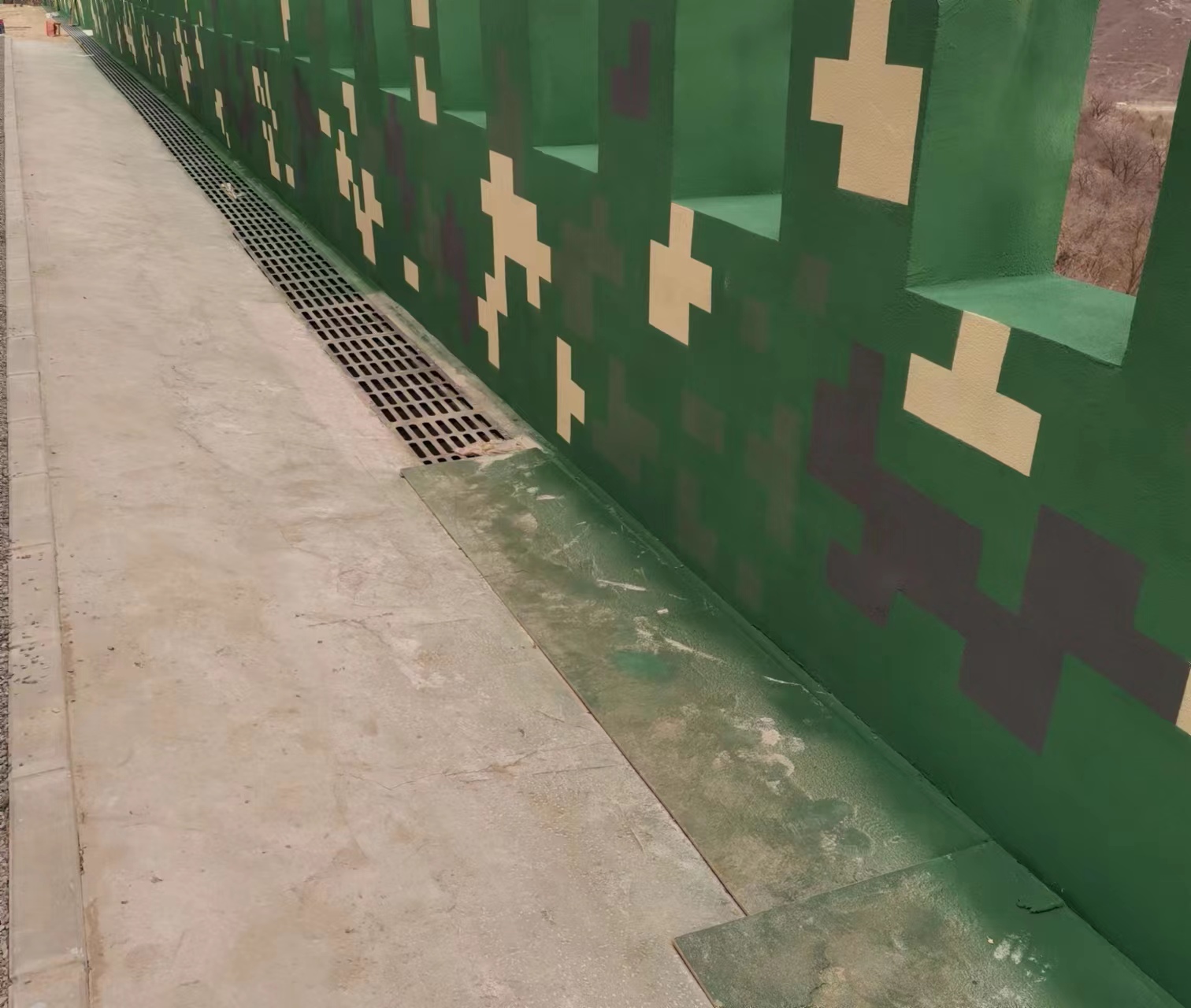 泉州围墙迷彩喷涂,数迷彩漆